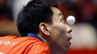 Ping Pong Players Staring At Balls
